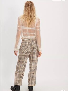 Free People Nice Choice Pull-On Pants. NWT. Ivory